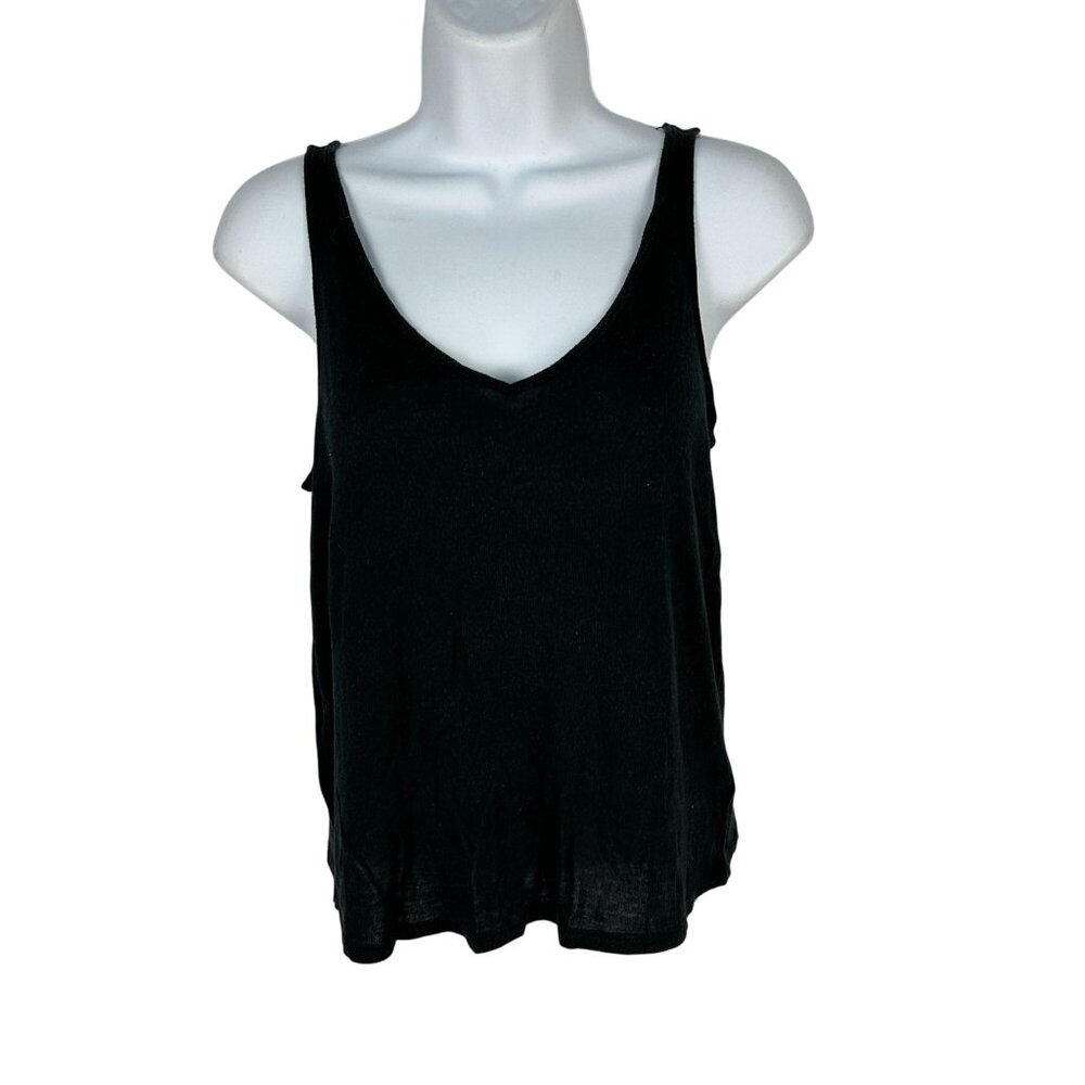 Black Prologue XS V-Neck Tank Top 100% Lyocell Eco-Friendly